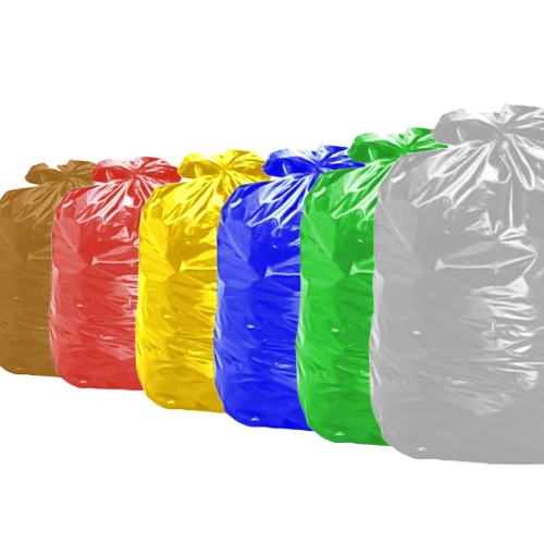 Saco de lixo colorido 60 l pct c 100 unidades